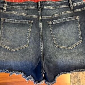 Women’s 3X Zenana Raw Hem Denim plus size short. Only worn a couple times EUC.